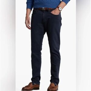 Polo Ralph Lauren Men's Sullivan Slim Tapered Leg Aviator Navy Pants Sz 36x32